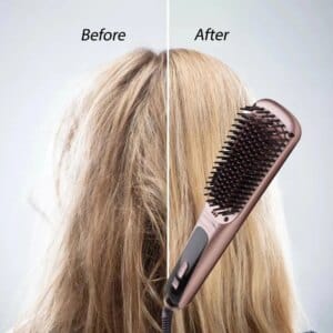 فرشاة الشعر و اللحية straightener